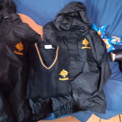 clonkeen college jacket and jumper