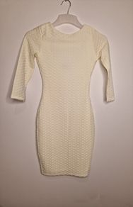 Textured Rib Bandeau Dress