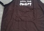 Dont mess with the chef apron black colour