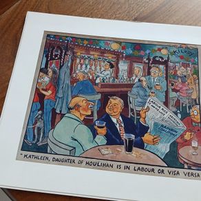 Kilroy cartoon lithograph