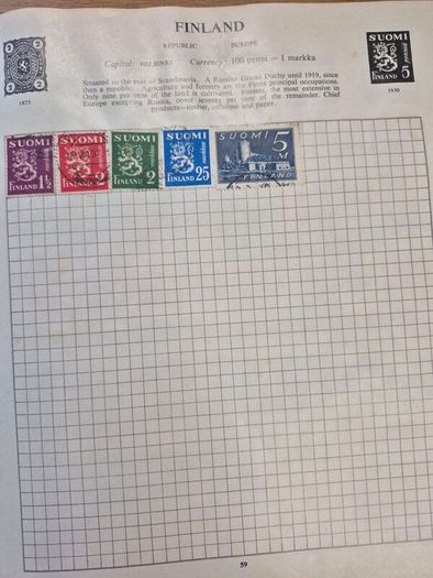 Stamps of the world stanley gibbson album