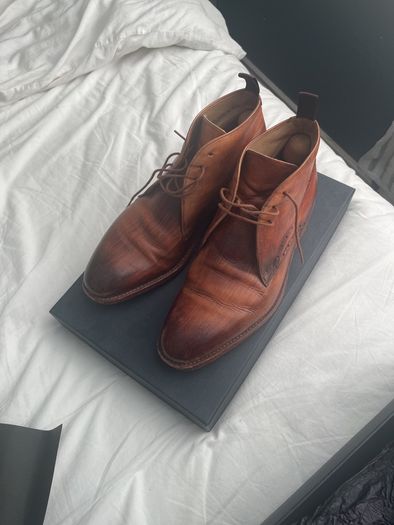 barker size 8 brown boot