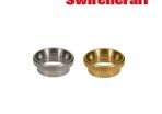Deep Thread Knurled Nut for Switchcraft 3-Way Toggle Switches (Nickel or Gold)