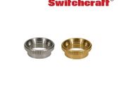 Deep Thread Knurled Nut for Switchcraft 3-Way Toggle Switches (Nickel or Gold)