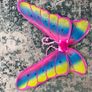 Butterfly Halloween Great Pretenders - Rainbow - Fuchsia w. Glitter Image 3
