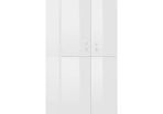 Shoe Cabinet High Gloss White 80x39x178 cm Chipboard