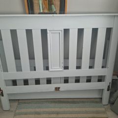 solid double bed