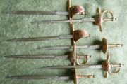 Vintage 1960 Toledo Cocktail Swords, Vintage Cocktail Skewers