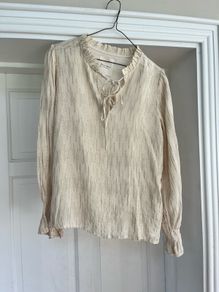Part Two Cream /Gold Blouse