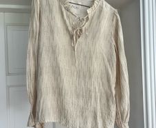 Part Two Cream /Gold Blouse