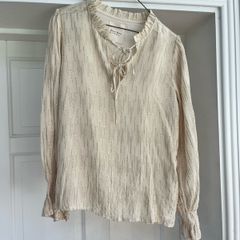 Part Two Cream /Gold Blouse