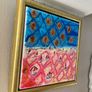 Original Abstract Painting Contemporary Irish Art Eclectic Gold Seascape Image 4
