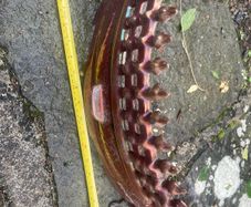 Fire front and grate