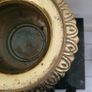 Antique pair of brass pedestal jardinieres Image 5