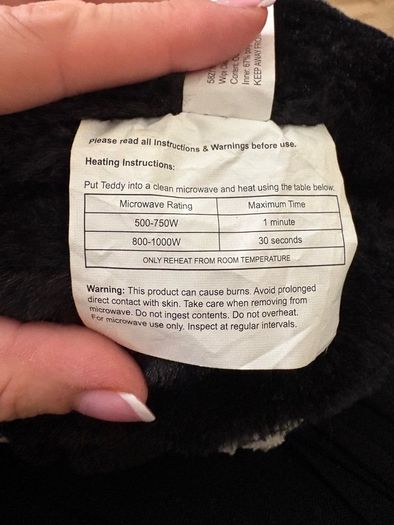 Cute microwavable bull teddy heat pack