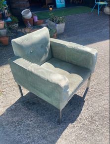 Vintage Teal Armchair
