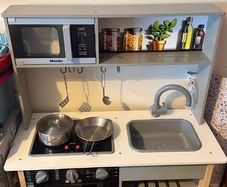 Miele Kitchen  I White Wooden incl Hob with Sound and Light | with all Accessories