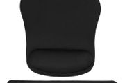 Keyboard and Mouse Wrist Support Pad Set, Comfortable Memory Foam Mouse Mat with Wrist Cushion Support, Anti-Slip Ergonomic Mouse Pad for Computer Laptop Working Gaming