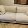Brand New Comfortable 3 Seater Fabric Sofa Cream Beige Unused Condition Image 2