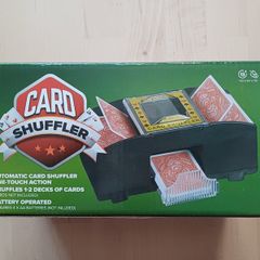 Electronic Card Shuffler for Standard Deck of Cards Casino Poker Blackjack NEW