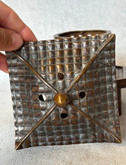Antique Chinese Bronze Pagoda Latern/Incense Burner