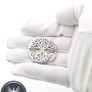 Celtic Shield Knot Silver Brooch Image 6
