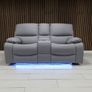 2 Seater Rita Plus Electric Leather Recliner Sofa Image 2