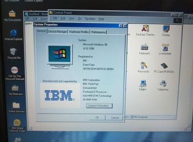 ThinkPad IBM laptops