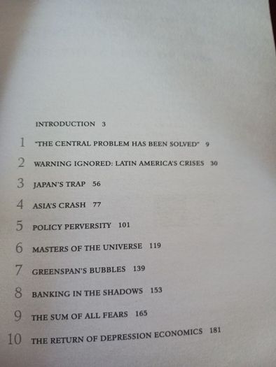 Paul Krugman / The Return of Depression Economics/ 2008