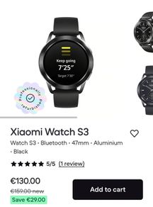 Xiaomi watch s3