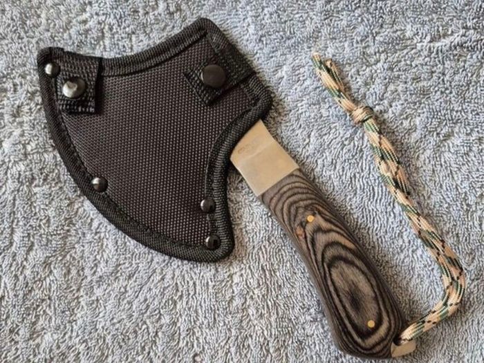 Camping axe.