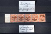 Ireland 1922 Alex Thom 2d Orange Die 2 Variety R over Se and R over S MNH