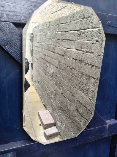 Vintage Bevelled mirror on chain