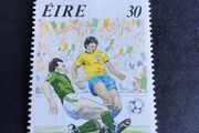 1990 Irish stamp - World Cup
