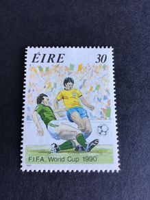 1990 Irish stamp - World Cup