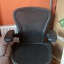 Two Herman-Miller Aeron office chairs Image 4