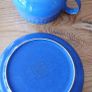 Vintage Denby Midnight  Blue Gravy or Sauce Boat and Stand Immaculate Condition Image 3