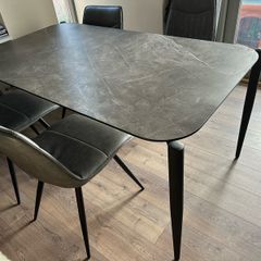 Dining Table with Four Chairs