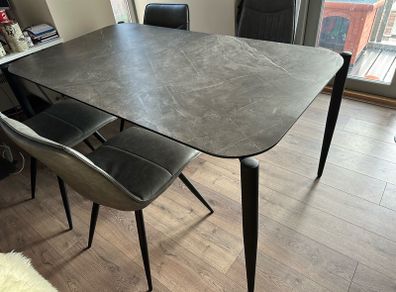 Dining Table with Four Chairs