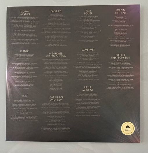 Delorentos - True Surrender. Printed inner sleeve. Played once. Like new except for a short and very minor seam split that's barely visible on photos. Bargain!