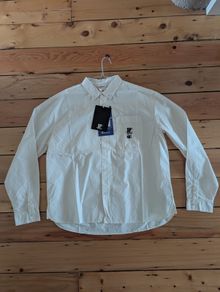 Percival x Champion Cream Oxford Shirt