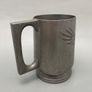 19th Century Chinese Pewter Engraved Dragon Mug - Marked Image 2