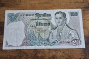 Thailand, 20 Baht banknote, 1971-1981, circulated - free standard postage