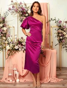 Silky dress - pink