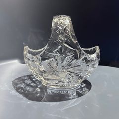 Crystal/glass Basket