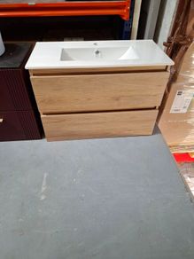 Visobath 800 wall unit ex-display new basin