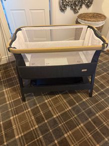 Bedside Crib Grey