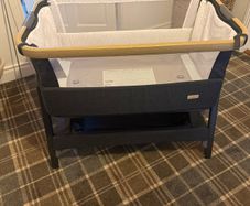 Bedside Crib Grey