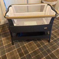Bedside Crib Grey