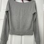 Vintage - Express Grey Sweatshirt - Silver Foil Design (Size S) Image 2